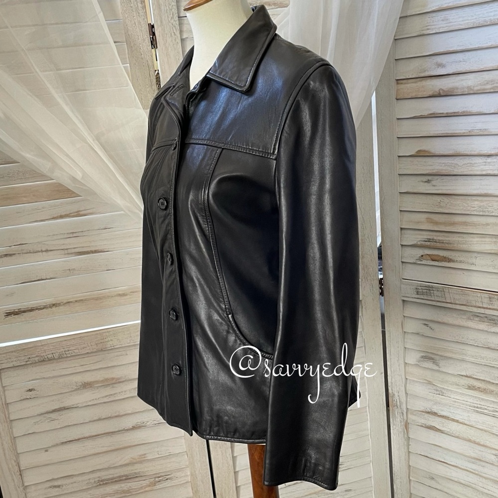 Andrew Marc Lamb Leather Jacket - Picture 5 of 15